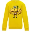 Детский Свитшот Спанч Боб м'язистий Солнечно желтый фото
