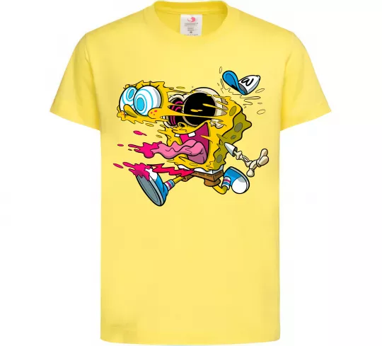 Дитяча футболка Губка Боб арт Лимонний фото