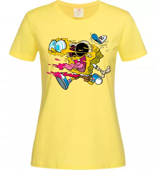 Жіноча футболка Губка Боб арт Лимонний фото