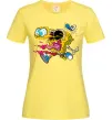 Жіноча футболка Губка Боб арт Лимонний фото