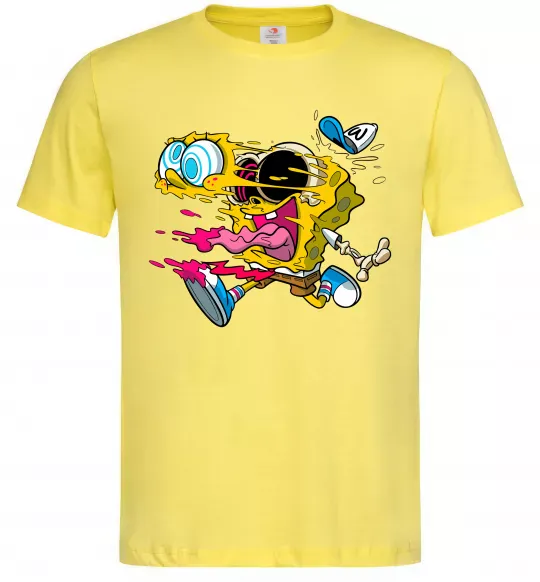 Чоловіча футболка Губка Боб арт Лимонний фото