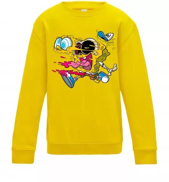 Детский Свитшот Губка Боб арт Солнечно желтый фото