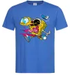 Чоловіча футболка Губка Боб арт Яскраво-синій фото