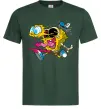 Чоловіча футболка Губка Боб арт Темно-зелений фото
