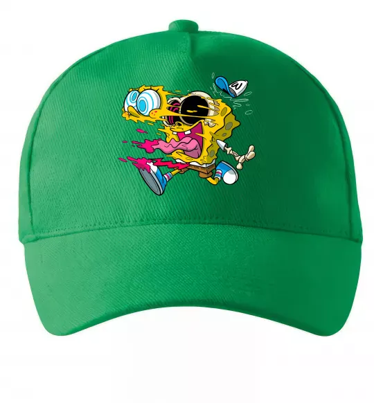 Кепка Губка Боб арт Зелений фото