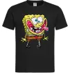 Чоловіча футболка Спанч Боб Scary Чорний фото