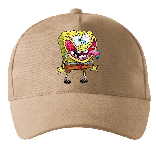 Кепка Спанч Боб Scary Пісочний фото