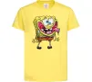 Детская футболка Спанч Боб Scary Лимонный фото