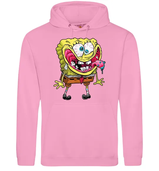 Жіноча толстовка (худі) Спанч Боб Scary Рожевий фото