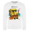 Свитшот Sponge Bob whatisver Белый фото