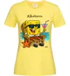 Женская футболка Sponge Bob whatisver Лимонный фото