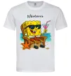 Чоловіча футболка Sponge Bob whatisver Білий фото