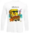 Лонгслив Sponge Bob whatisver Белый фото