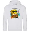 Жіноча толстовка (худі) Sponge Bob whatisver Сірий меланж фото