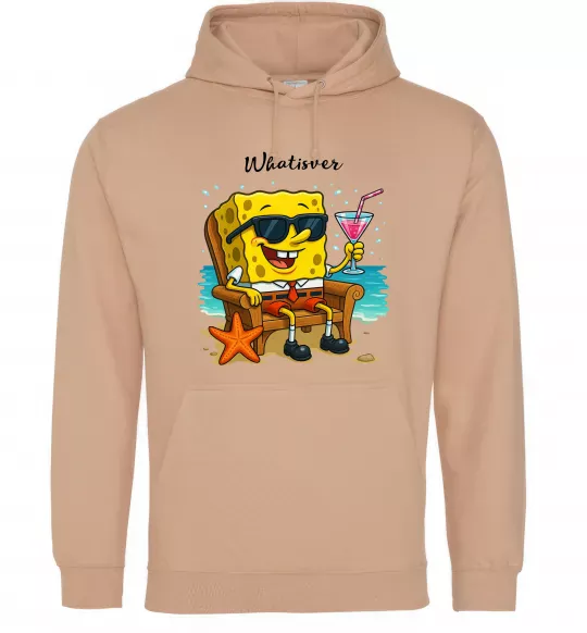Жіноча толстовка (худі) Sponge Bob whatisver Пісочний фото