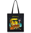 Еко-сумка Sponge Bob whatisver Чорний фото