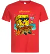 Чоловіча футболка Sponge Bob whatisver Червоний фото