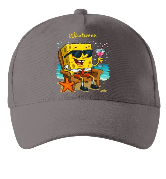 Кепка Sponge Bob whatisver Серый фото