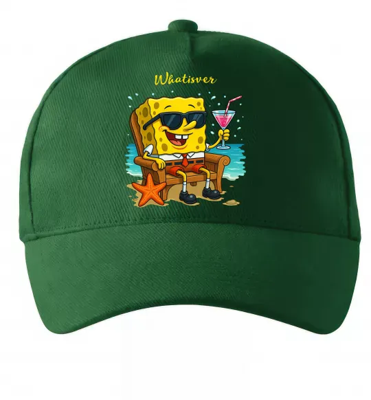 Кепка Sponge Bob whatisver Темно-зелений фото