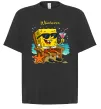 Футболка Оверсайз Sponge Bob whatisver Черный фото