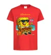 Дитяча футболка Sponge Bob whatisver Червоний фото