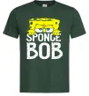 Мужская футболка Sponge Bob eyes Темно-зеленый фото