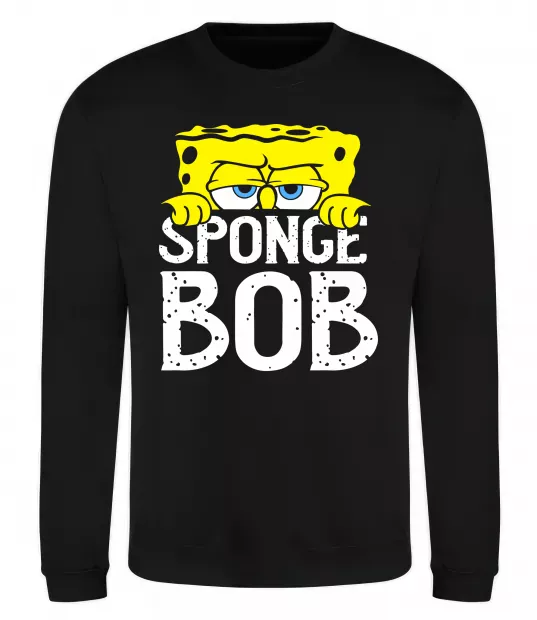 Світшот Sponge Bob eyes Чорний фото