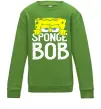 Детский Свитшот Sponge Bob eyes Лаймовый фото