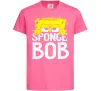 Детская футболка Sponge Bob eyes Ярко-розовый фото