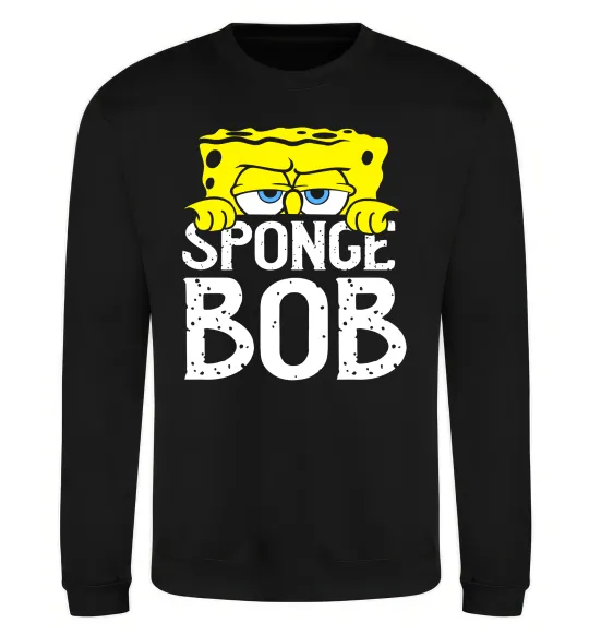 Свитшот Sponge Bob eyes Черный фото