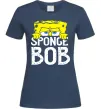 Жіноча футболка Sponge Bob eyes Темно-синій фото