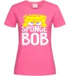 Жіноча футболка Sponge Bob eyes Яскраво-рожевий фото