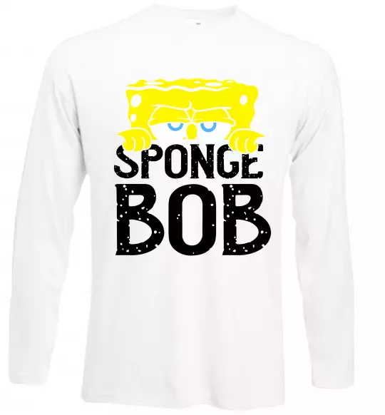 Лонгслів Sponge Bob eyes Білий фото