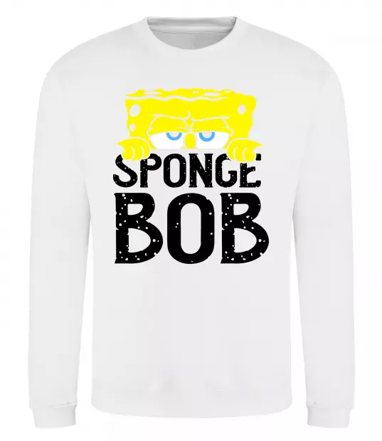 Світшот Sponge Bob eyes Білий фото