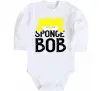 Детский боди Sponge Bob eyes Белый фото