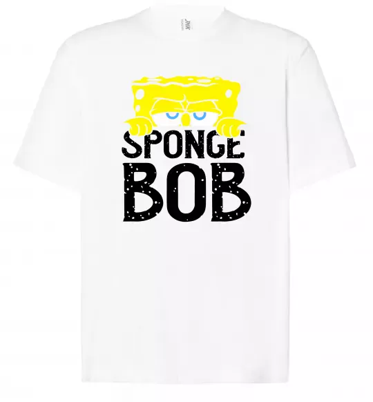 Футболка Оверсайз Sponge Bob eyes Белый фото