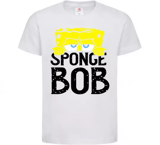 Детская футболка Sponge Bob eyes Белый фото