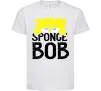 Детская футболка Sponge Bob eyes Белый фото