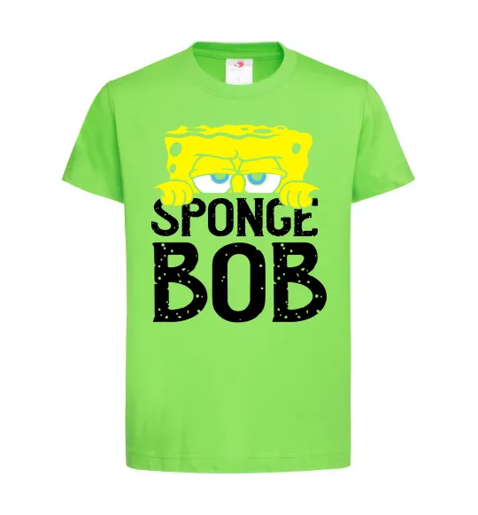 Детская футболка Sponge Bob eyes Лаймовый фото