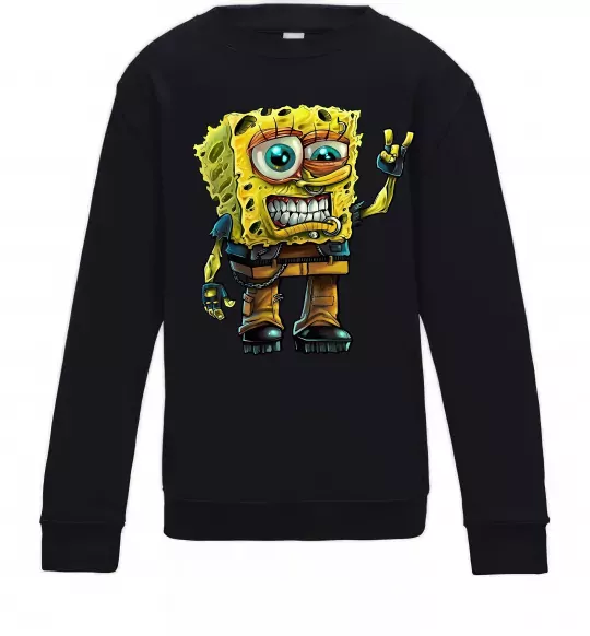 Дитячий світшот Sponge Bob grange Чорний фото