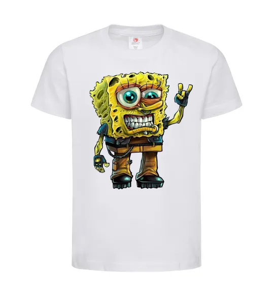 Детская футболка Sponge Bob grange Белый фото