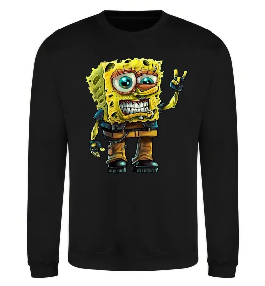 Свитшот Sponge Bob grange Черный фото