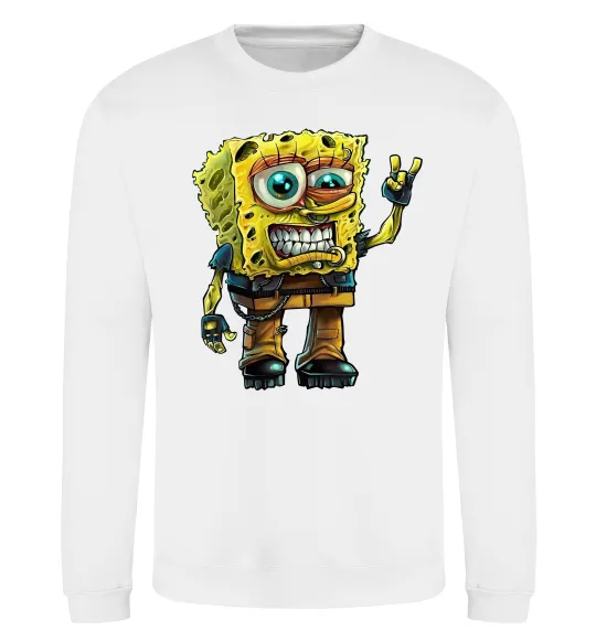 Свитшот Sponge Bob grange Белый фото