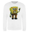 Свитшот Sponge Bob grange Белый фото