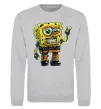 Свитшот Sponge Bob grange Серый меланж фото