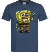 Чоловіча футболка Sponge Bob grange Темно-синій фото