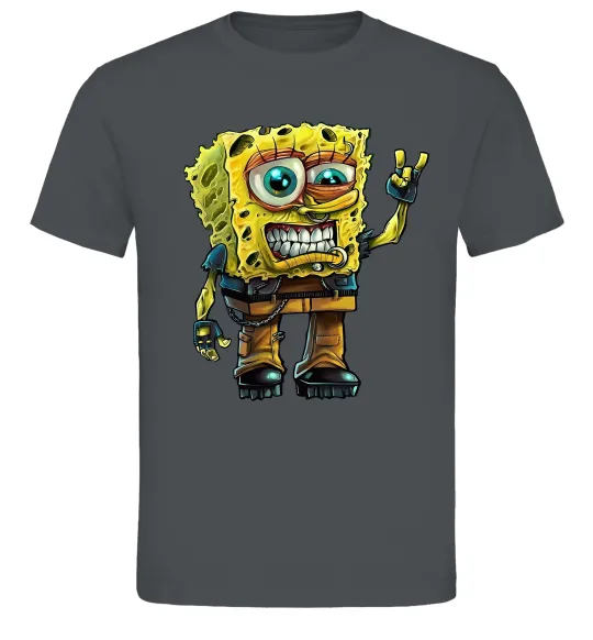 Чоловіча футболка Sponge Bob grange Графіт фото