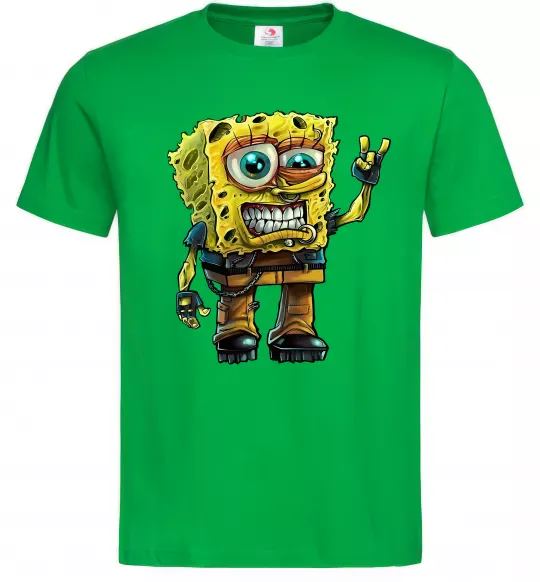 Чоловіча футболка Sponge Bob grange Зелений фото