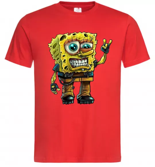Чоловіча футболка Sponge Bob grange Червоний фото