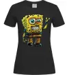 Женская футболка Sponge Bob grange Черный фото